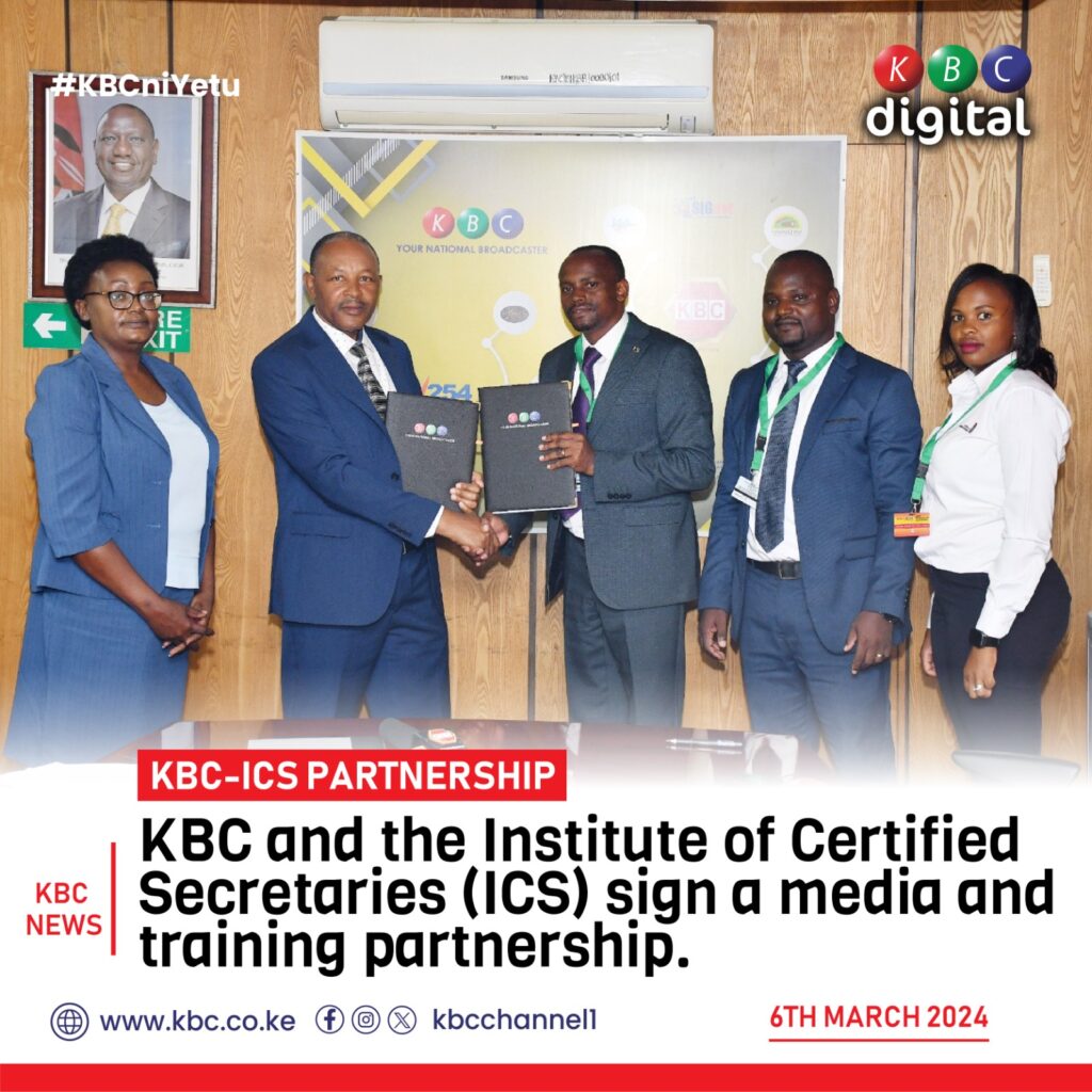 KBC and ICS Sign Media and Training Partnership