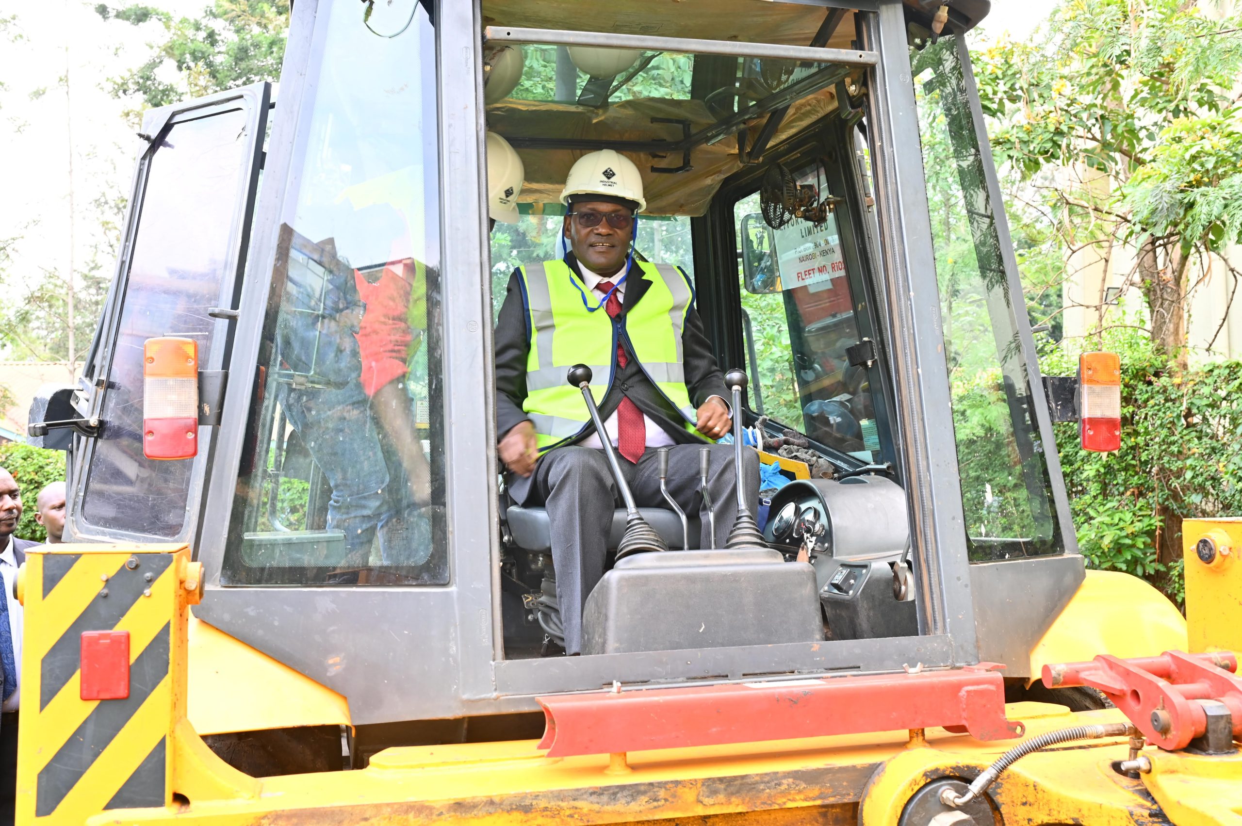 CS Dr. Chris Kiptoo,CBS, Principal Secretary for the National Treasury, during groundbreaking at CPS Governance Facility_1 CS Dr. Chris Kiptoo, CBS, Principal Secretary for the National Treasury, during groundbreaking at CPS Governance Facility